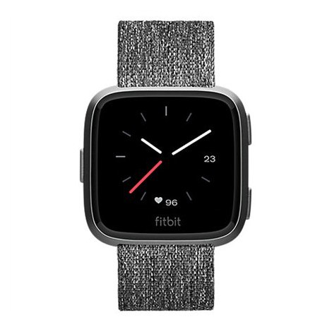 Inteligentny zegarek Fitbit Versa Anodowane aluminium Czarny węgiel Wodoodporny - 3